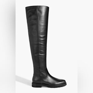 Stuart Weitzman Chicago Leather Over-the-knee Boots Black